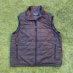 PATAGONIA BLACK NANO PUFF PRIMALOFT VEST JACKET